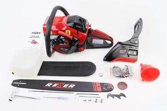 Бензопила REZER FGS-5200MG 52cc (3,8 кВт, шина 18&raquo;, ланцюг 325-1,5-72 ланки зуб квадрат) з підкачуванням, плавний пуск, арт. 201866