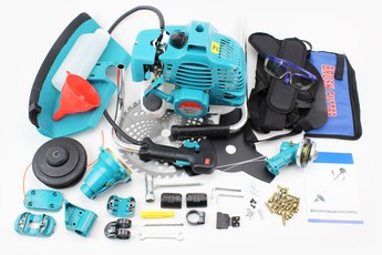 Тример (мотокоса) MAKITA 1E40F 5-2,9 кВт (шпуля-1шт + ніж 3Т-1шт + 40Тпоб-1шт, труба D=28мм, x 9T), арт. 202368