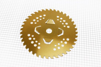 Ніж 40Тх255мм, побідитові зуби &laquo;пелюстка&laquo;, &laquo;GOLD&raquo;, арт. 202959