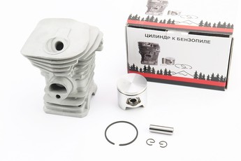 Поршнева Husqvarna 350 44мм, ЦПГ (циліндро-поршнева група, палець 10мм, високий), арт. 204145