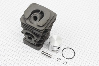 Поршнева Husqvarna 236/240 39мм, ЦПГ (циліндро-поршнева група, палець 10мм, &laquo;чорний&laquo;), арт. 204192