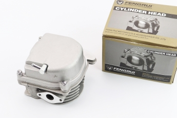 Головка циліндра GY6 139QMB 50-100cc 47мм 80cc з клапанами, ліжком і розподільним валом у зборі, арт. 204701