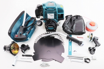 Тример 4х тактний(мотокоса) MAKITA EBH252U-3,5кВт (шпуля-1шт + ніж-1шт, труба D=28мм x 9T), арт. 204714