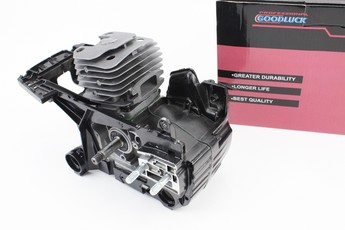 Блок двигуна у зборі 52cc 45мм, чорний картер, арт. 205540
