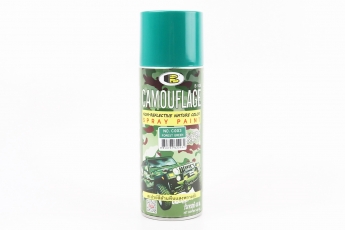 Фарба акрилова камуфляжна №C003&raquo;зелений ЛІС&laquo;, Аерозоль 400ml, арт. 205848