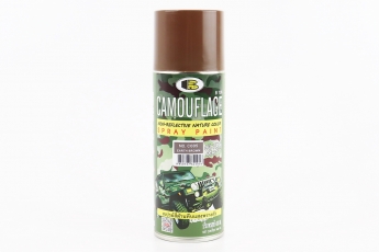 Фарба акрилова камуфляжна №C005&raquo;ЗЕМЛЯНИСТО-КОРИЧНЕВИЙ&laquo;, Аерозоль 400ml, арт. 206241