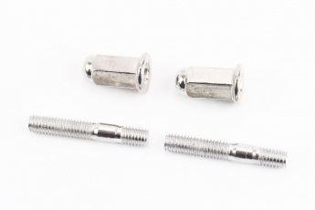 Шпилька M6x38 глушника + гайка, комплект 4 деталі, 139QMB GY6 50-100cc, арт. 206578