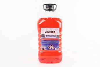 Рідина для очищення скла -10°С (в бачок омивача), червоний 5L, арт. 207367