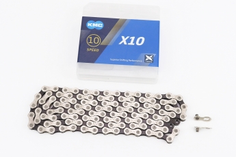Ланцюг приводний 1/2х11/128х114L 10 швидкостей, сріблясто-чорний X10, арт. 207391