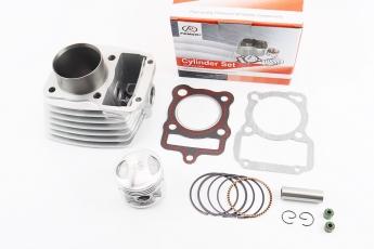 Поршнева CG125 156FMI 125cc 56,5мм, ЦПГ (циліндро-поршнева група, палець 15мм, висота циліндра 69/96мм), арт. 207837