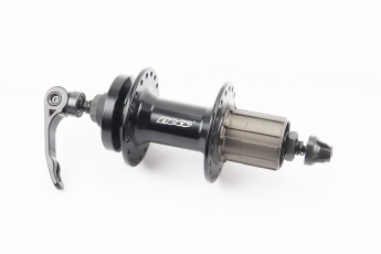 Втулка задня MTB алюмінієва 14Gx36H під касету 8-10 зірок, Disk-brake, кріплення ексцентрик, чорний MS37R, арт. 208728