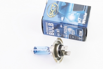 Лампа фари галоген H7 12V 55W PX26D Super White, арт. 208832