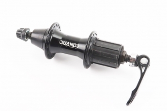Втулка задня MTB алюмінієва 14Gx36H під касету 8-10 зірок, V-brake, кріплення ексцентрик, чорний KT-W5ER, арт. 208918
