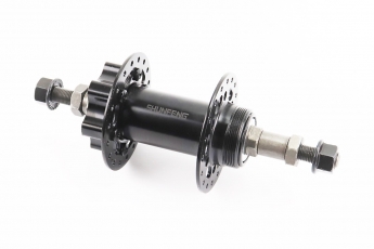 Втулка задня MTB 14Gx36H під тріскачку (велосипедну) Disk-brake, кріплення гайка чорний SF HB25R, арт. 208920