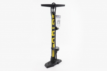 Насос ручний &laquo;підлоговий&laquo; (СТАЛЕВИЙ) з манометром 160 psi/11 bar, підштуцера Schrader&Presta, PUM-058, арт. 209000