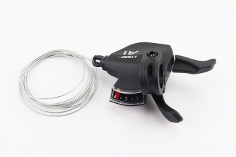 Перемикач (манетка) R6 швидкостей, чорний A1, арт. 209303