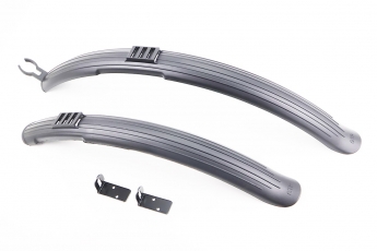 Крила пластмасові 26&raquo; MTB довгі, чорні JK5109R, арт. 210345