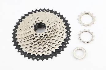 Касета 10 зірок 11,13,15,18,21,24,28,32,36,42Т (трансмісія 1/2х10) Freewheel, сріблясто-чорний, арт. 210368
