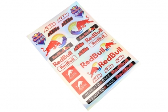 Наліпки набір світловідбивний 25шт &laquo;RedBul&raquo; (24х30см), арт. 211154