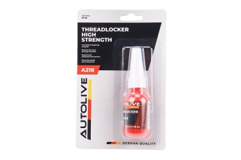 Фіксатор різьби довгостроковий &laquo;A 218 Threadloker High Strengh RED&raquo;, 10ml, арт. 211223