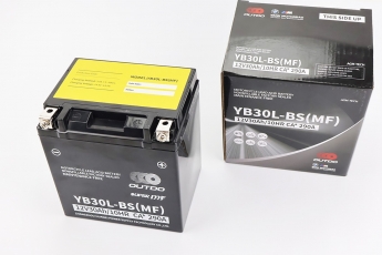 Акумулятор 12V30Аh YB30LВS(MF) кислотний (168х132х192мм), арт. 211244