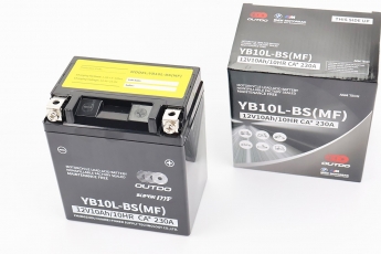 Акумулятор 12V10Аh YB10LBS кислотний (135х90х145мм), арт. 211311
