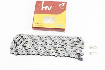 Ланцюг приводний 1/2х3/32х116L 7 швидкостей, сріблясто-чорний HV-Z7, арт. 211421