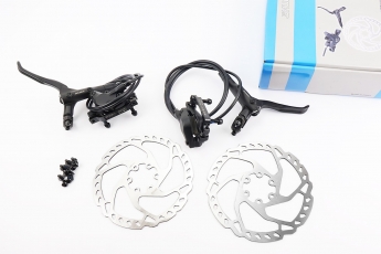 Гальмо Disk-brake гідравлічне переднє + заднє LOLA 312+RT525 F/R 160мм, арт. 211716