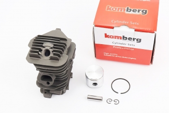 Поршнева OLEO MAC 937/GS370 38мм, ЦПГ (циліндро-поршнева група, палець 10мм, &laquo;чорний&laquo;, для EFCO 137/MT3700), арт. 211797