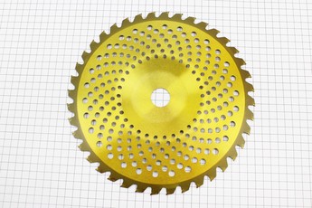 Ніж 40Тх255мм, побідитові зуби, &laquo;тарілка&laquo;, &laquo;GOLD&raquo;, арт. 213175