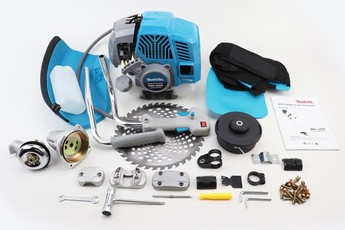 Тример (мотокоса) MAKITA RBC5400-5,4кВт (шпуля-1шт + 40Т &laquo;победіт&laquo;-1шт, труба D=28мм, x 9T), арт. 213180