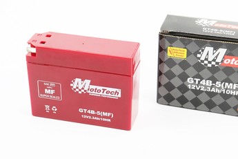 Акумулятор 12V2,3Ah GT4B-5(MF) кислотний (115х39х87мм) &laquo;таблетка-Yamaha/Suzuki&raquo;, арт. 301018