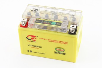 Акумулятор 12V9Ah YTX9-BS GEL (150х87х107мм), з індикатором, арт. 301482