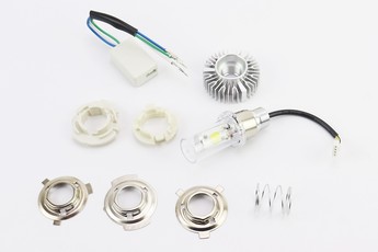 Лампа фари діодна LED-2 SUPER універсальна (комплект різних кріплень), з стабілізатором, арт. 301995
