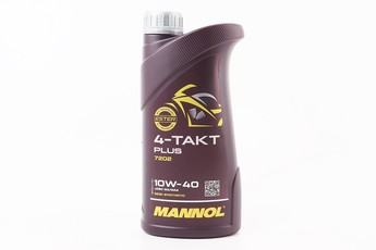 Олива 4T 10W-40-напівсинтетична до мототехніки PLUS, 1L, арт. 304003