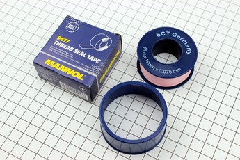 Стрічка різьбових з'єднань &laquo;THREAD SEAL TAPE&raquo;, 19мм,х0,75мм,х15m, арт. 304126