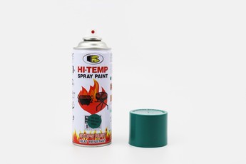 Фарба акрилова жаростійкий 400°F, №0013 зелений, Аерозоль 400ml, арт. 304240