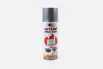 Фарба акрилова жаростійка 1200°F, №1500&raquo;СРІБНИЙ МЕТАЛІК&laquo;, Аерозоль 400ml, арт. 304257