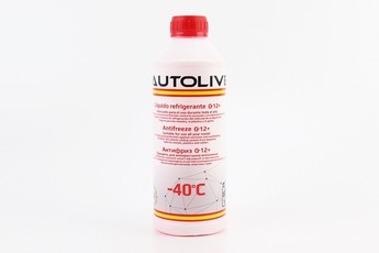 Рідина охолоджуюча -40°C &laquo;АНТИФРИЗ G12 + &laquo;, червоний 1L, арт. 304584