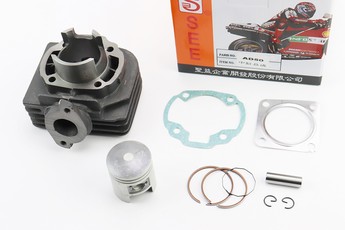 Поршнева Suzuki AD50cc, ЦПГ (циліндро-поршнева група) 41мм (палець 10мм) жовтий коробка (SEPIA; SEPIA ZZ; MOLLET), арт. 308646