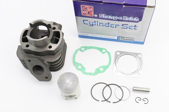 Поршнева Yamaha MINT, ЦПГ (циліндро-поршнева група) 50cc 40мм (палець 10мм) синій коробка, арт. 308983