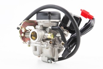 Карбюратор GY6 139QMB 50-100cc у зборі, пластикова кришка, арт. 309469