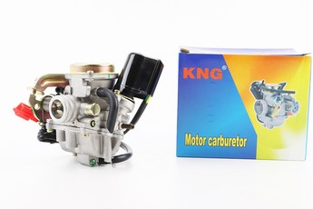 Карбюратор GY6 139QMB 50-100cc у зборі, металева кришка, арт. 309583