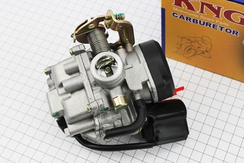 Карбюратор GY6 139QMB 50-100cc у зборі, пластикова кришка, арт. 309640