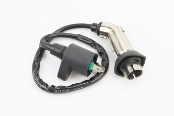 Котушка запалювання з ковпачком свічним, метал, 139QMB GY6 50-100cc, арт. 309975