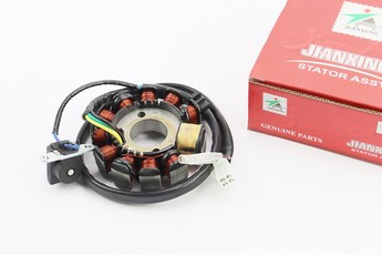 Статор магнето 11 котушок, роз'єм мама 4 + 2, висота 33мм, 152QMI 157QMJ GY6 125-150cc, арт. 310335