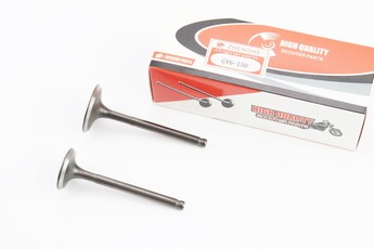 Клапани впускний + випускний, комплект, немагнітні, 150cc 157QMJ GY6, арт. 310384