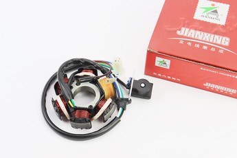 Статор магнето 6 котушок, роз'єм мама 3 + 2, висота 33мм, 152QMI 157QMJ GY6 125-150cc, арт. 310660