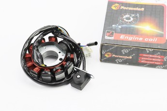 Статор магнето 11 котушок, роз'єм мама 4 + 2, висота 32мм, 152QMI 157QMJ GY6 125-150cc, арт. 310785