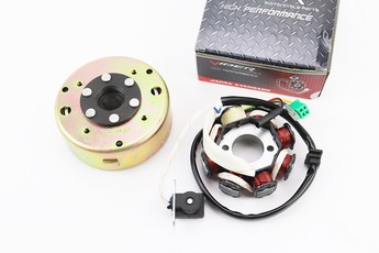 Магнето у зборі 8 котушок 152QMI 157QMJ GY6 125-150cc, арт. 310848